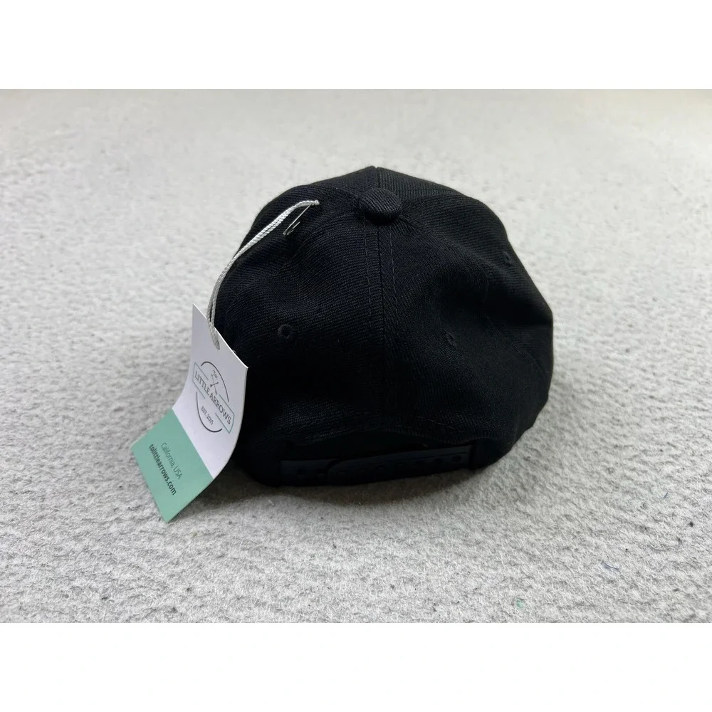Legacy Hat Cap Snap Back Black Embroidered Box Logo Youth Little Arrows